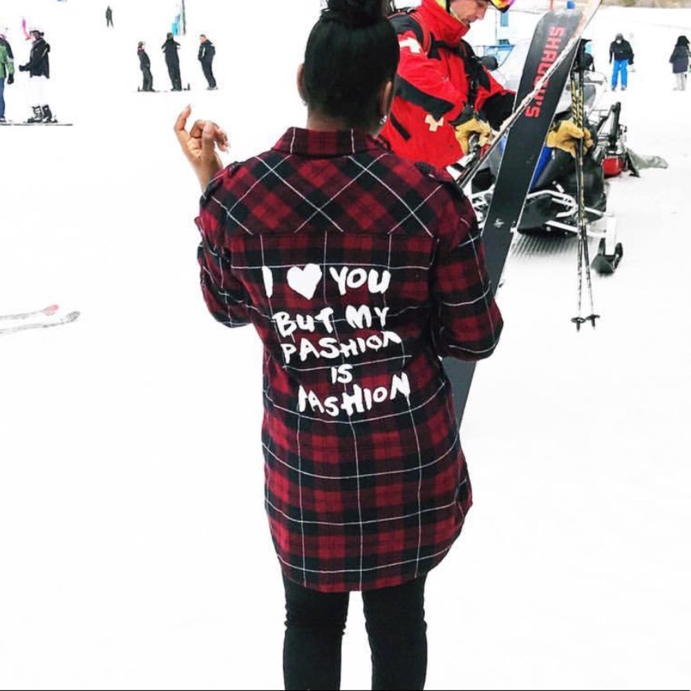 Plaid Graphic Shirt